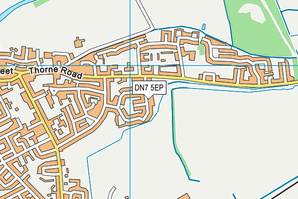 DN7 5EP map - OS VectorMap District (Ordnance Survey)