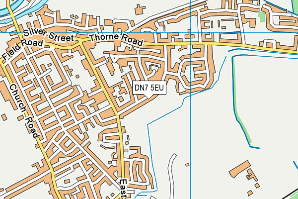 DN7 5EU map - OS VectorMap District (Ordnance Survey)