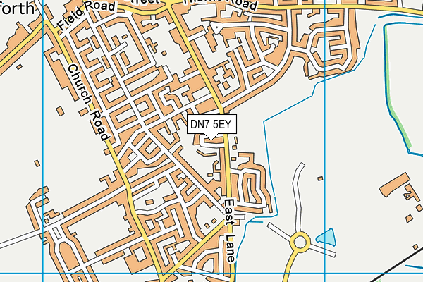 DN7 5EY map - OS VectorMap District (Ordnance Survey)