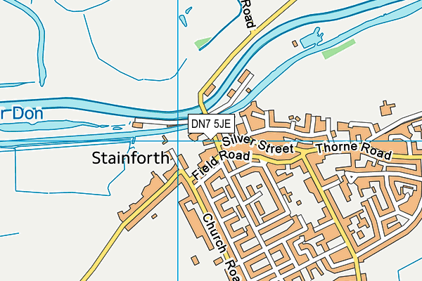 DN7 5JE map - OS VectorMap District (Ordnance Survey)