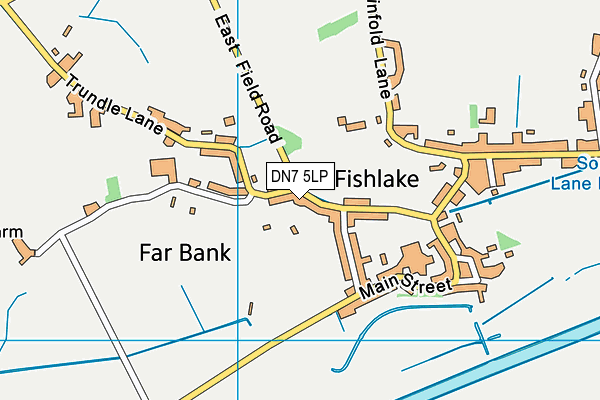 DN7 5LP map - OS VectorMap District (Ordnance Survey)