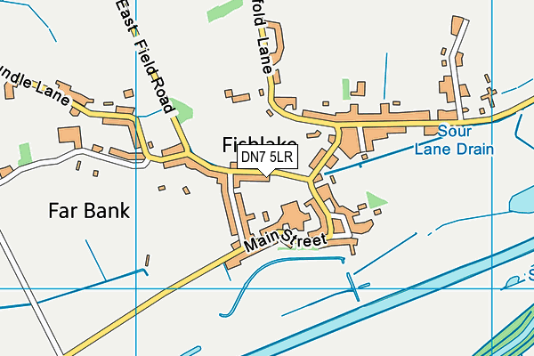 DN7 5LR map - OS VectorMap District (Ordnance Survey)