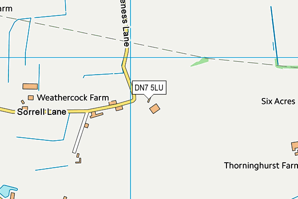 DN7 5LU map - OS VectorMap District (Ordnance Survey)