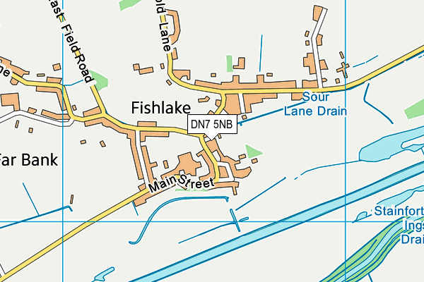 DN7 5NB map - OS VectorMap District (Ordnance Survey)