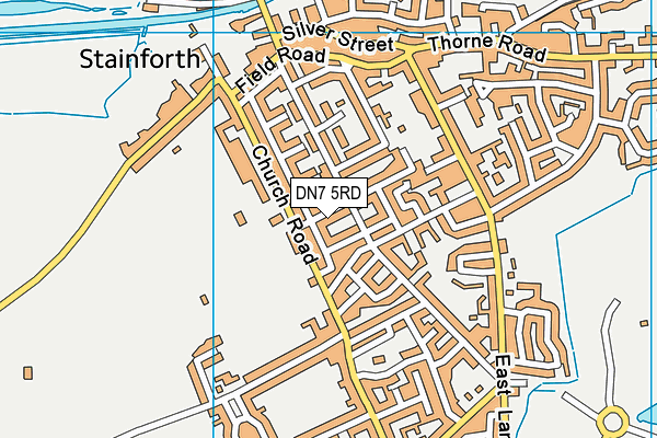 DN7 5RD map - OS VectorMap District (Ordnance Survey)