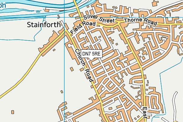 DN7 5RE map - OS VectorMap District (Ordnance Survey)
