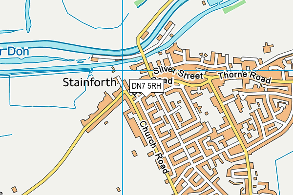 DN7 5RH map - OS VectorMap District (Ordnance Survey)