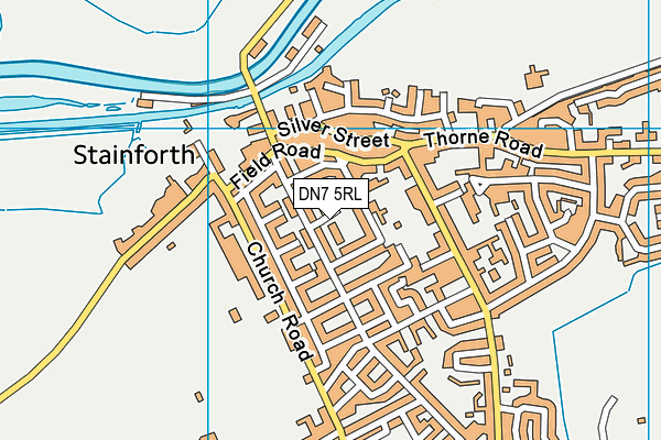 DN7 5RL map - OS VectorMap District (Ordnance Survey)