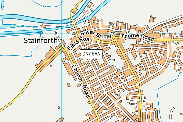 DN7 5RN map - OS VectorMap District (Ordnance Survey)
