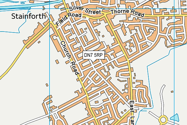 DN7 5RP map - OS VectorMap District (Ordnance Survey)