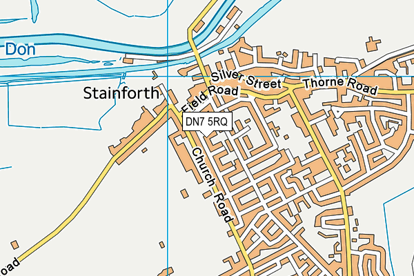 DN7 5RQ map - OS VectorMap District (Ordnance Survey)