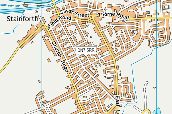 DN7 5RR map - OS VectorMap District (Ordnance Survey)