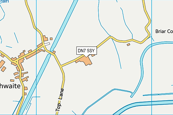 DN7 5SY map - OS VectorMap District (Ordnance Survey)