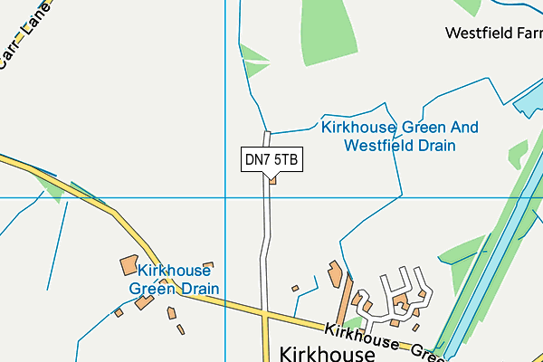 DN7 5TB map - OS VectorMap District (Ordnance Survey)