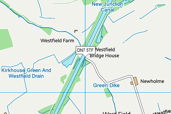 DN7 5TF map - OS VectorMap District (Ordnance Survey)