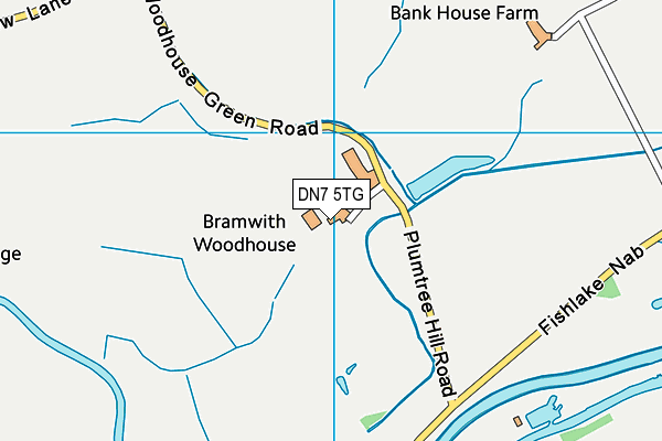 DN7 5TG map - OS VectorMap District (Ordnance Survey)