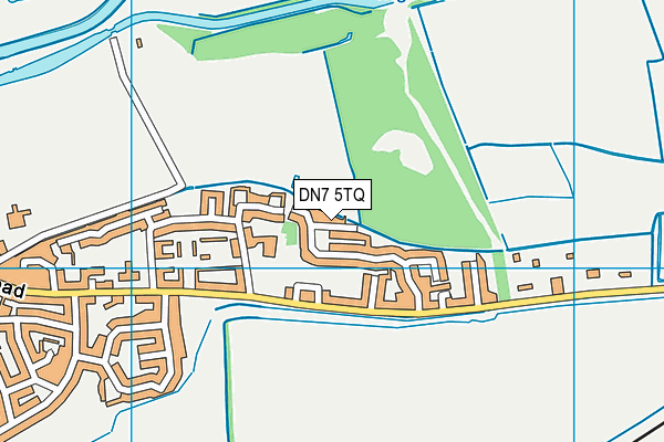 DN7 5TQ map - OS VectorMap District (Ordnance Survey)
