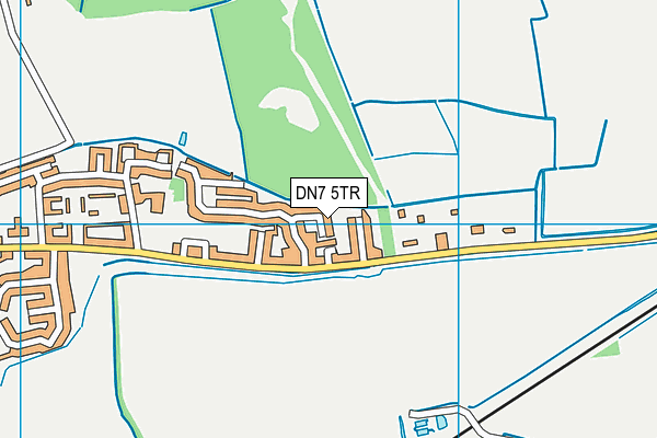 DN7 5TR map - OS VectorMap District (Ordnance Survey)