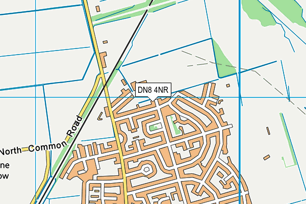 DN8 4NR map - OS VectorMap District (Ordnance Survey)