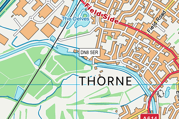 DN8 5ER map - OS VectorMap District (Ordnance Survey)