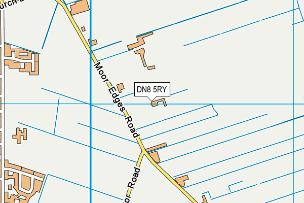 DN8 5RY map - OS VectorMap District (Ordnance Survey)