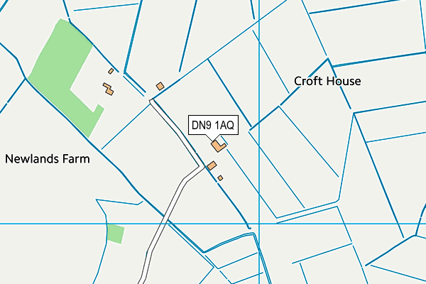 DN9 1AQ map - OS VectorMap District (Ordnance Survey)
