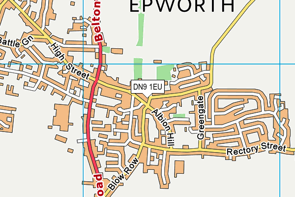Map of PEAK PHYSIQUE GYM EPWORTH LIMITED at district scale
