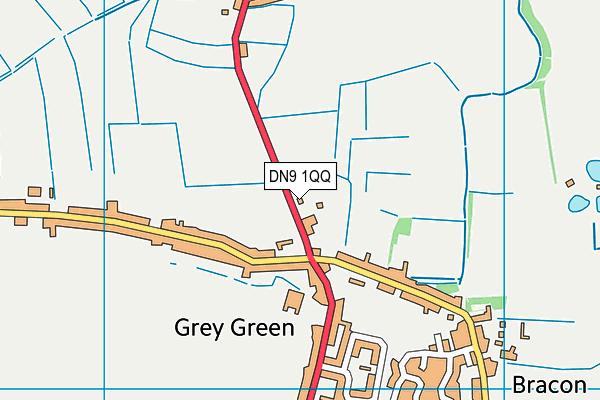 DN9 1QQ map - OS VectorMap District (Ordnance Survey)