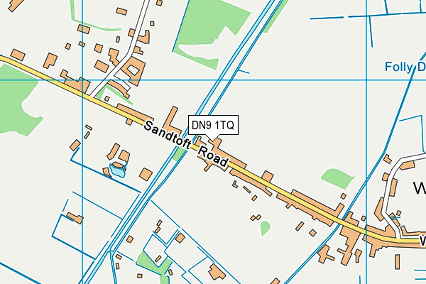 DN9 1TQ map - OS VectorMap District (Ordnance Survey)