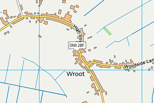 DN9 2BF map - OS VectorMap District (Ordnance Survey)