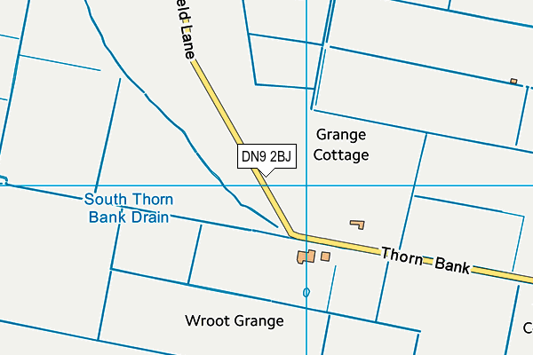 DN9 2BJ map - OS VectorMap District (Ordnance Survey)