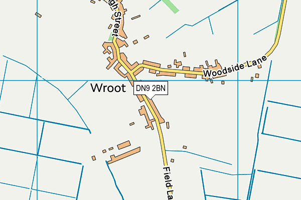 Wroot Travis Charity Church of England Primary School map (DN9 2BN) - OS VectorMap District (Ordnance Survey)