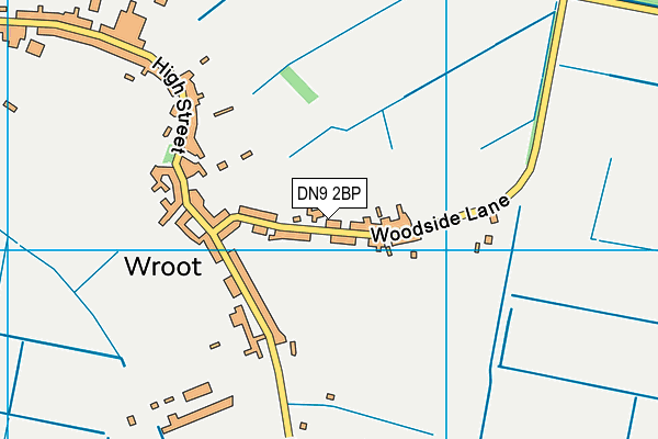 DN9 2BP map - OS VectorMap District (Ordnance Survey)