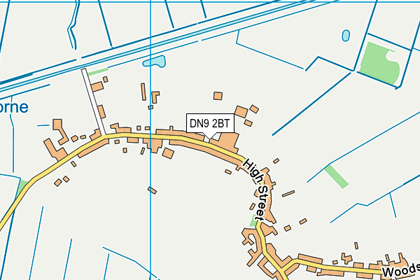 DN9 2BT map - OS VectorMap District (Ordnance Survey)