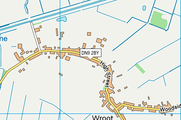 DN9 2BY map - OS VectorMap District (Ordnance Survey)