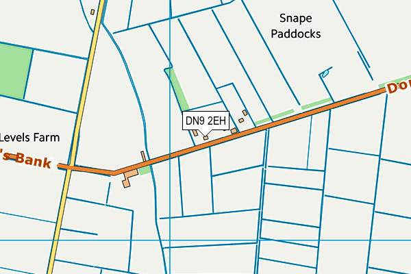DN9 2EH map - OS VectorMap District (Ordnance Survey)