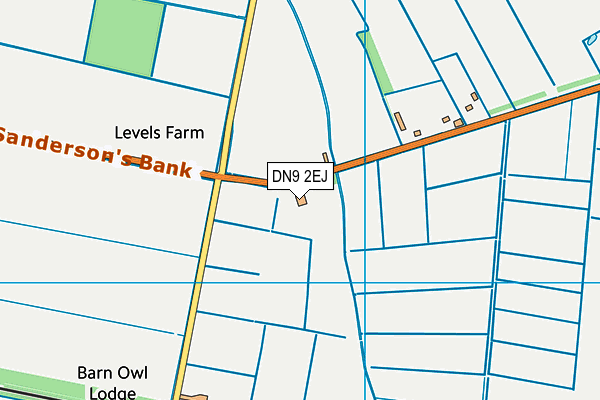 DN9 2EJ map - OS VectorMap District (Ordnance Survey)