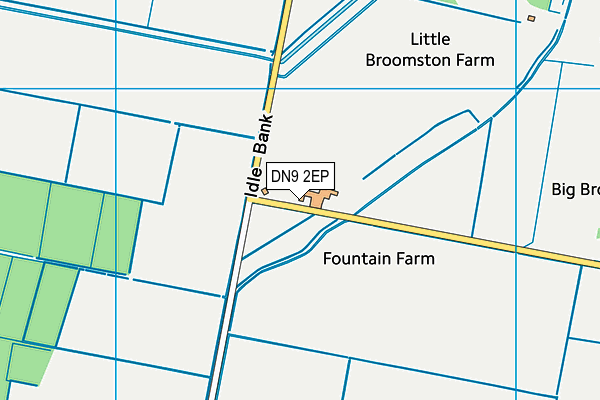 DN9 2EP map - OS VectorMap District (Ordnance Survey)