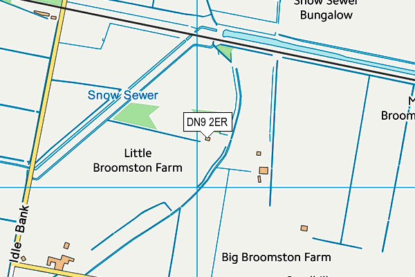 DN9 2ER map - OS VectorMap District (Ordnance Survey)