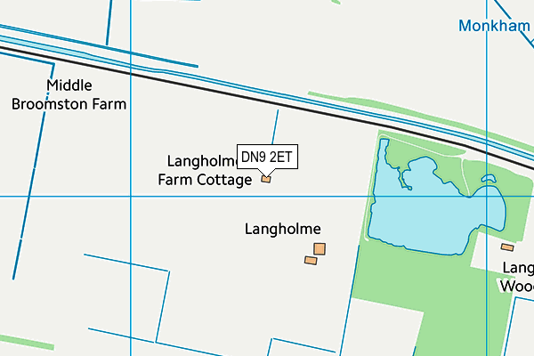 DN9 2ET map - OS VectorMap District (Ordnance Survey)