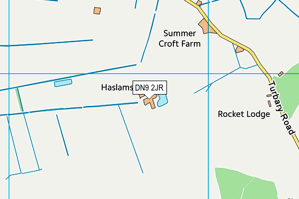 DN9 2JR map - OS VectorMap District (Ordnance Survey)