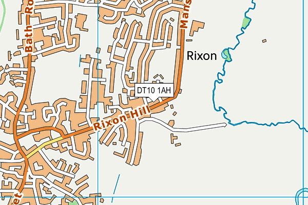 DT10 1AH map - OS VectorMap District (Ordnance Survey)