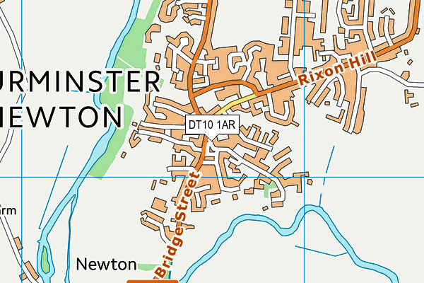 Map of MARKET PLACE (STURMINSTER) MANAGEMENT COMPANY LIMITED at district scale