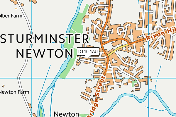 DT10 1AU map - OS VectorMap District (Ordnance Survey)