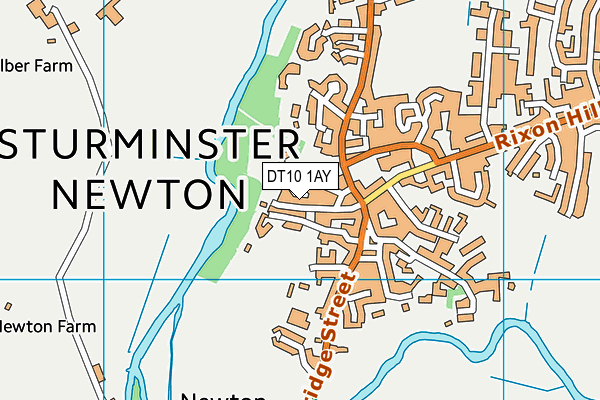 DT10 1AY map - OS VectorMap District (Ordnance Survey)