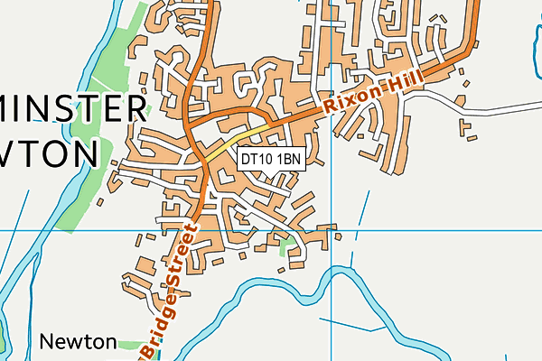 DT10 1BN map - OS VectorMap District (Ordnance Survey)