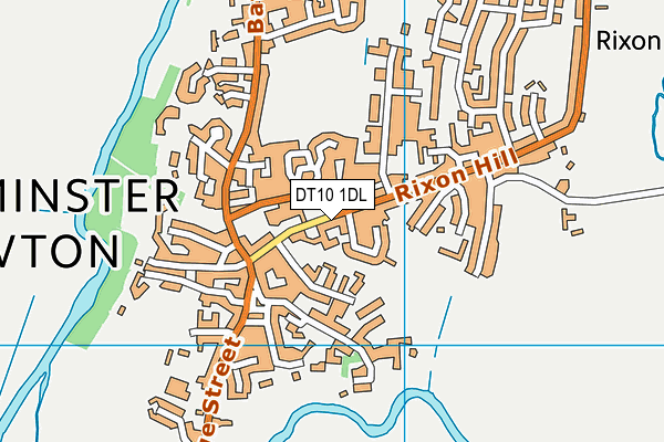 DT10 1DL map - OS VectorMap District (Ordnance Survey)