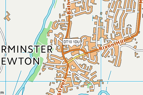 DT10 1DU map - OS VectorMap District (Ordnance Survey)