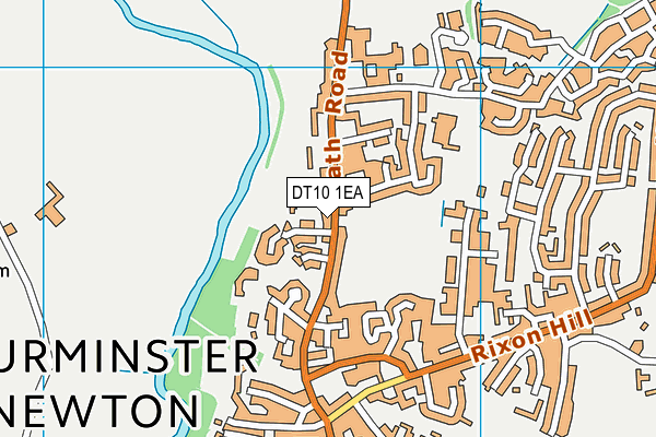 DT10 1EA map - OS VectorMap District (Ordnance Survey)