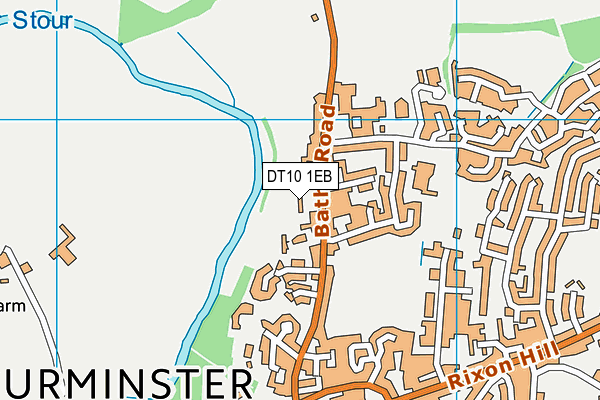 Map of JIM CLARKE (DORSET) LTD. at district scale